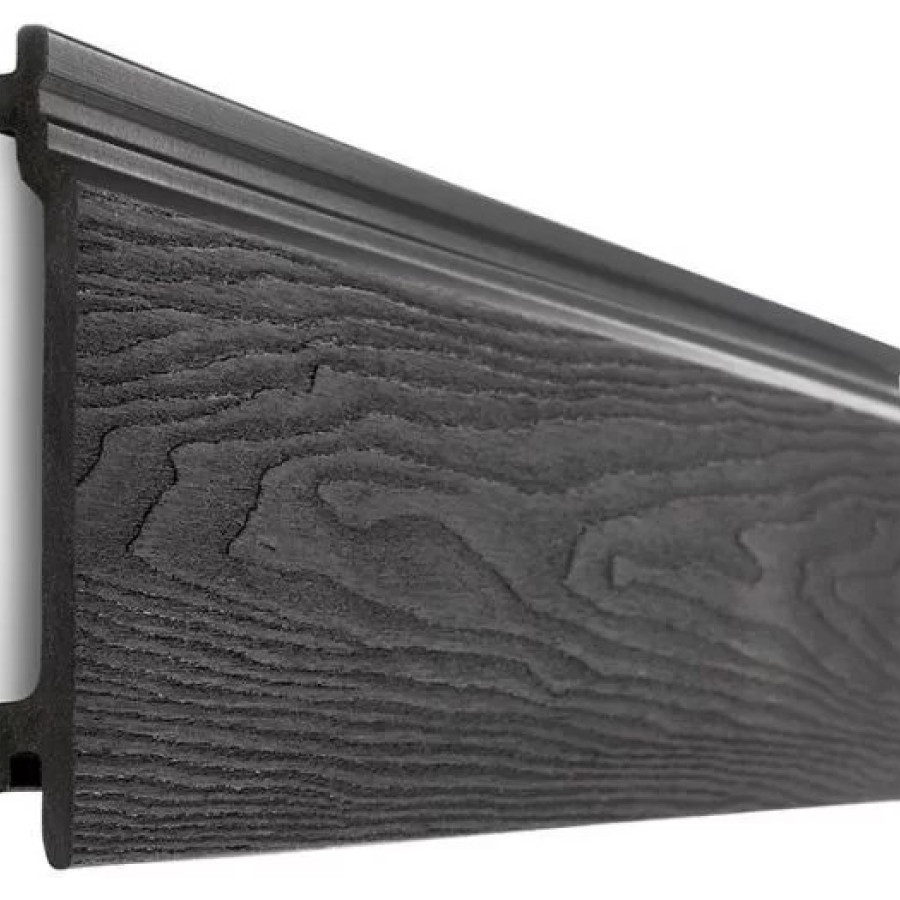 WPC Composite Cladding - Graphite Grey (2.8m Length) 0